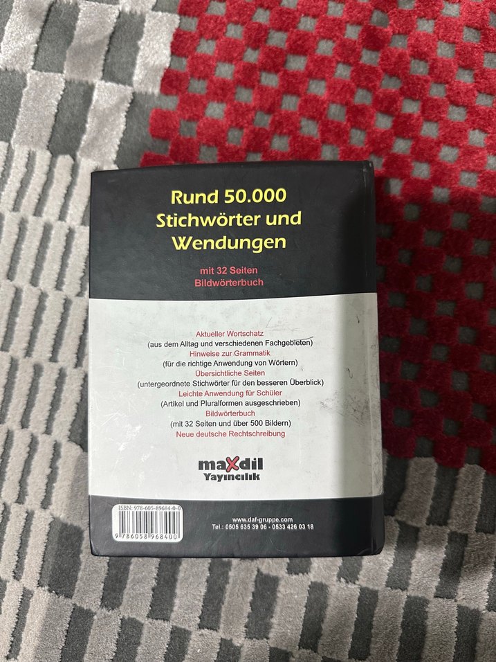 DaF-Perfekt Almanca-Türkçe Sözlük - Görsel 2