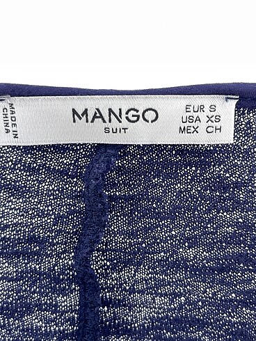 s Beden lacivert Renk Mango Bluz %70 İndirimli.