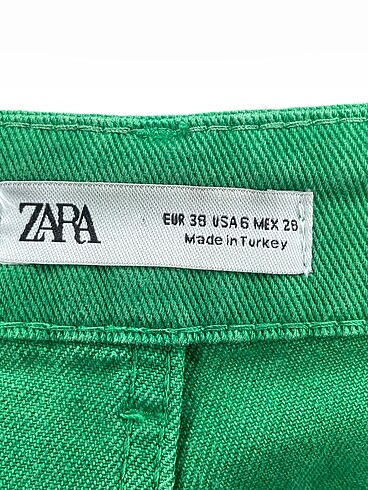 38 Beden yeşil Renk Zara Jean / Kot %70 İndirimli.
