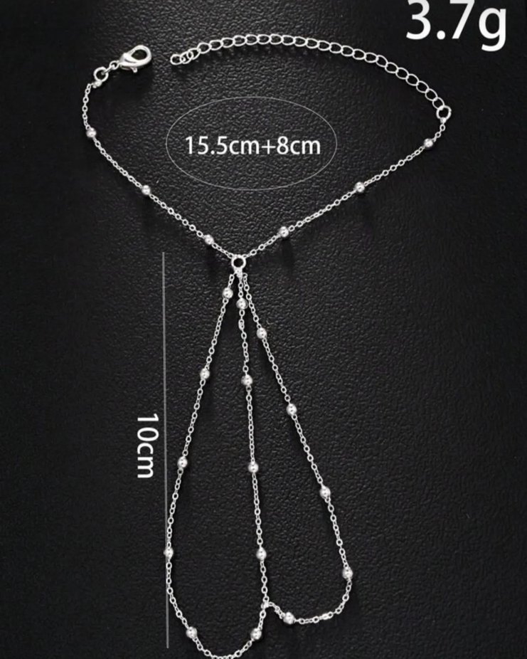 Minimalist Toplu Zincirli Kadın El Zinciri - Görsel 2