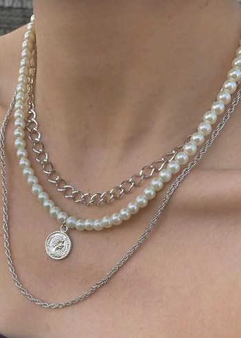 Parisian Bohem Zincir Detaylı Midi Kolye