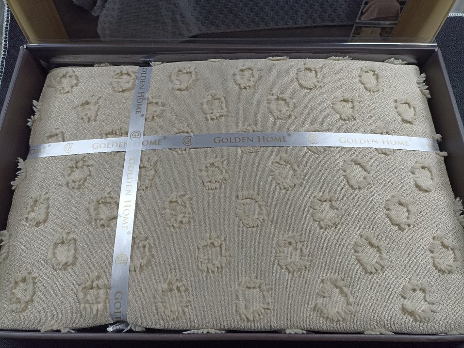 Golden Home Pike Takımı Sakallı Bej Renk Çift kişilik - Görsel 2