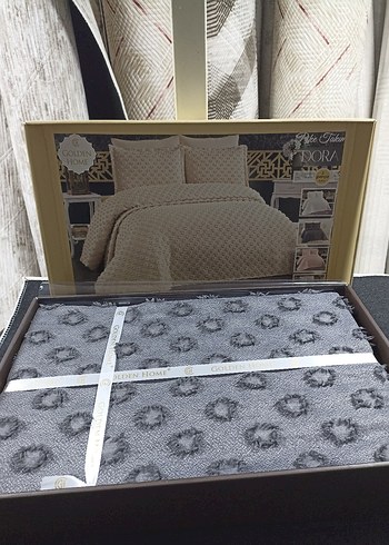 Golden Home Pike Takımı Sakallı Gri Renk Çift kişilik - Görsel 2