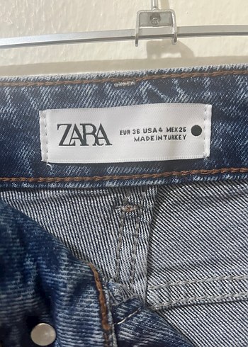 Zara sıfır ayarında bol paça jean - Görsel 3