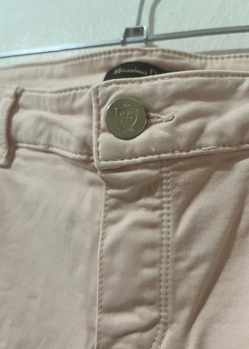 Orjinal Massimo Dutti pudra rengi pantolon - Görsel 4