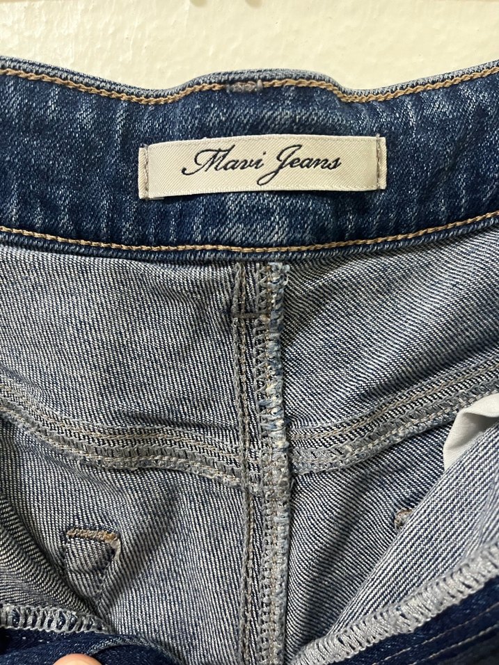 Kadın Mavi Denim Mini Şort - Görsel 3