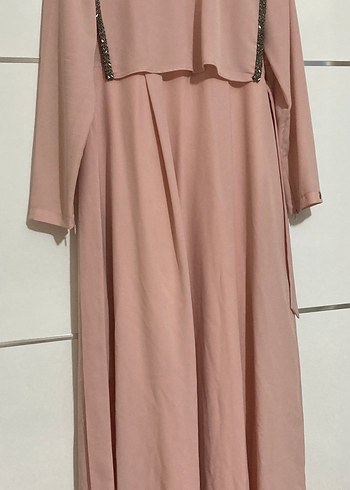 Pembe Uzun Salaş Elbise