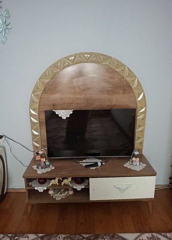 Ahşap Sanat televizyon ünitesi