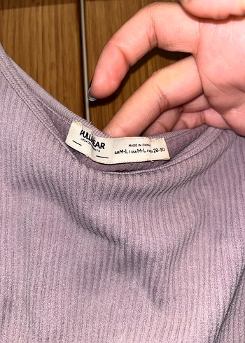 Pull n Bear Kadın Crop Top - Görsel 2