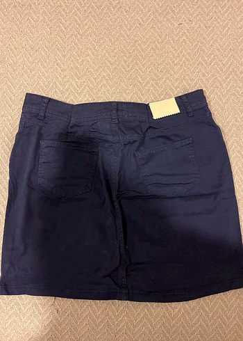 Limon Company Lacivert Kadın Mini Etek - Görsel 3