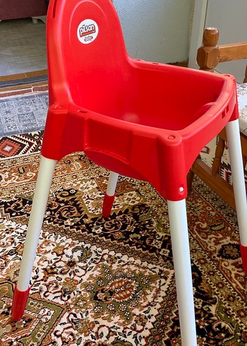 Diğer Pilsan Kırmızı Bebek Mama Sandalyesi