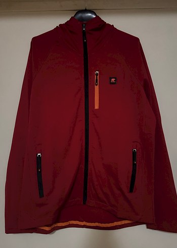 Erkek Kırmızı Kapüşonlu Kayak Ceketi - Görsel 2