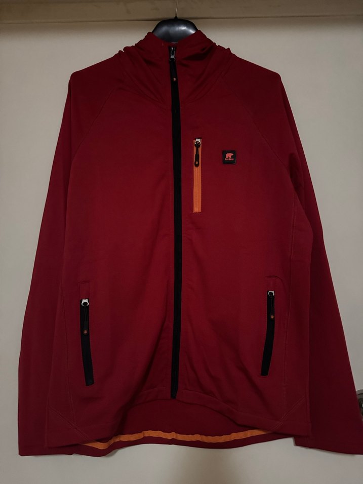 Erkek Kırmızı Kapüşonlu Kayak Ceketi - Görsel 2