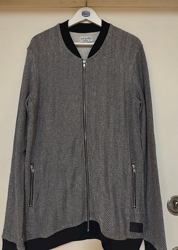 Gri Fermuarlı Erkek Sweatshirt - Görsel 2