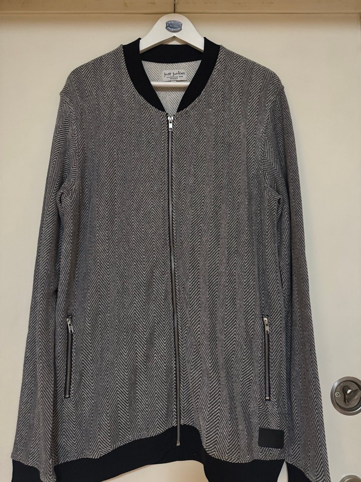 Gri Fermuarlı Erkek Sweatshirt - Görsel 2