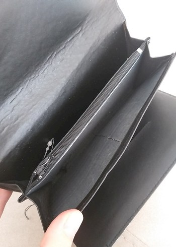 Zebra Desenli Gri Kadın Cüzdan - Görsel 4