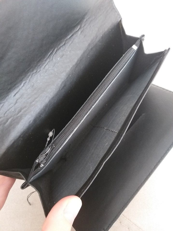 Zebra Desenli Gri Kadın Cüzdan - Görsel 4