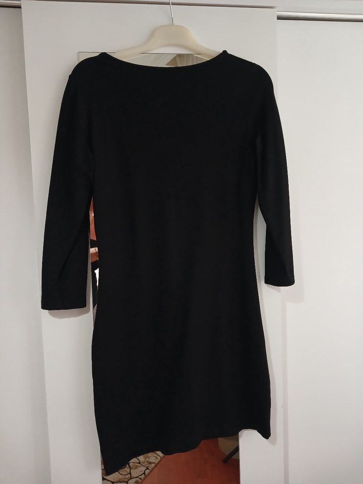 Siyah Uzun Kadın tunik - Görsel 5