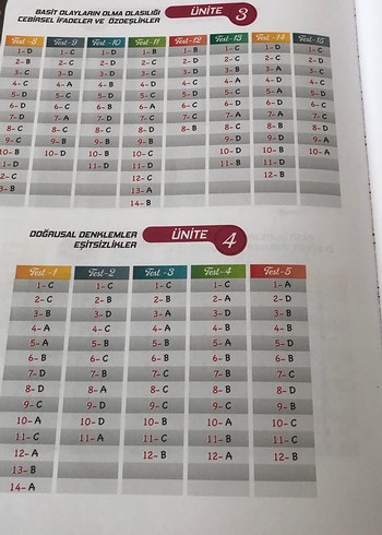 8. Sınıf isem yayıncılık matematik soru bankası - Görsel 7