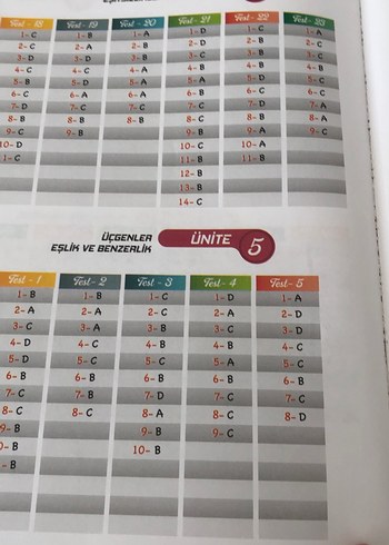 8. Sınıf isem yayıncılık matematik soru bankası - Görsel 9