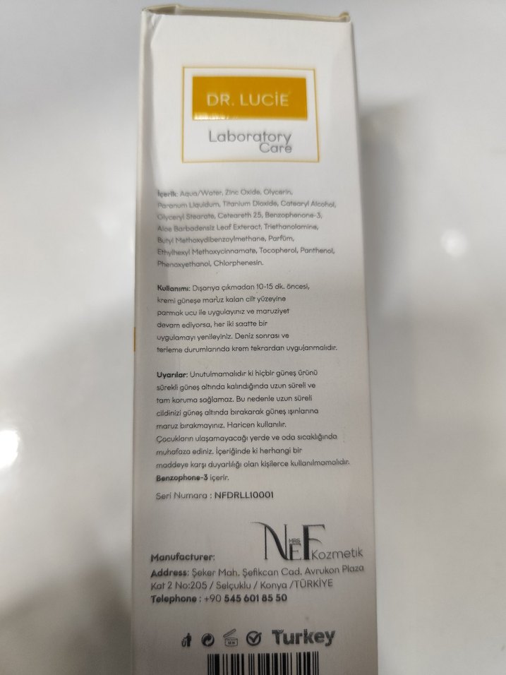 Dr. Lucie SPF 50 Güneş Bakım Kremi - Görsel 2