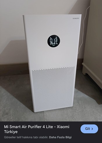 Xiaomi Beyaz Hava Temizleyici ve Nemlendirici - Görsel 4