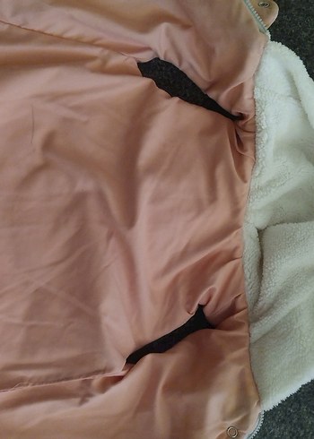 Pembe Fermuarlı Kadın Midi Ceket