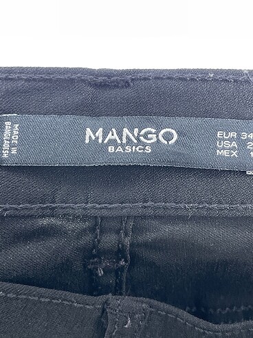 34 Beden siyah Renk Mango Jean / Kot %70 İndirimli.