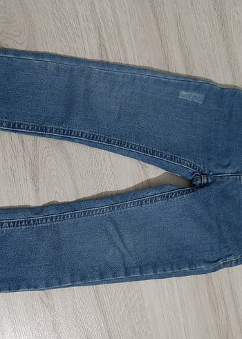 Erkek Çocuk Elastik Bel Mavi Denim Pantolon