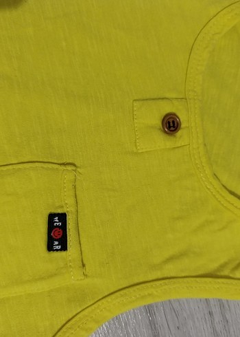 Sarı Erkek Çocuk Atlet - Görsel 2