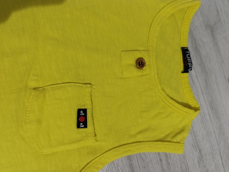 Sarı Erkek Çocuk Atlet - Görsel 2