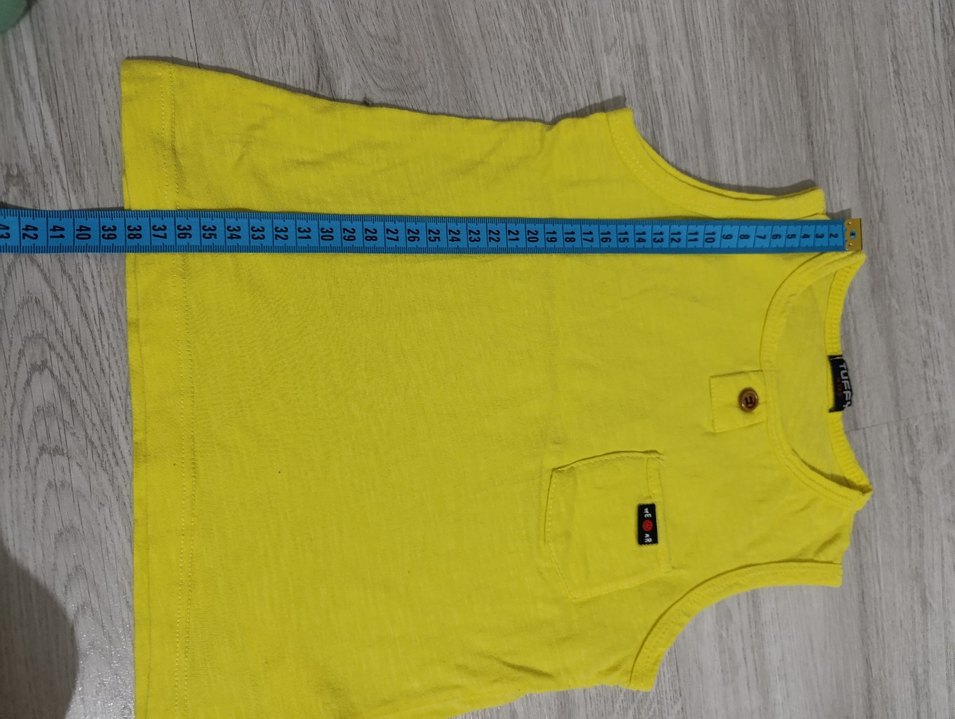 Sarı Erkek Çocuk Atlet - Görsel 4