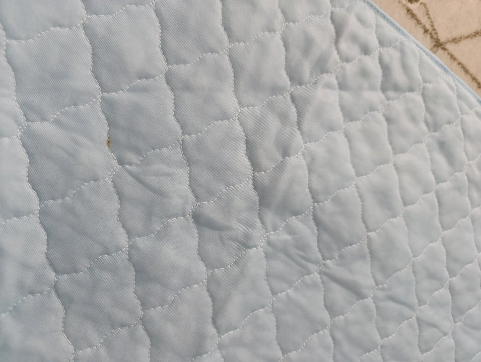 Pastel Mavi Düz Yatak Örtüsü - Görsel 5