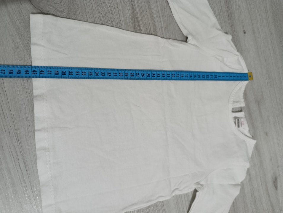 Beyaz Çocuk İçlik Uzun Kollu - Görsel 4