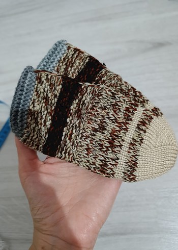 Erkek Örgü Kahverengi Ev Botu - Görsel 4