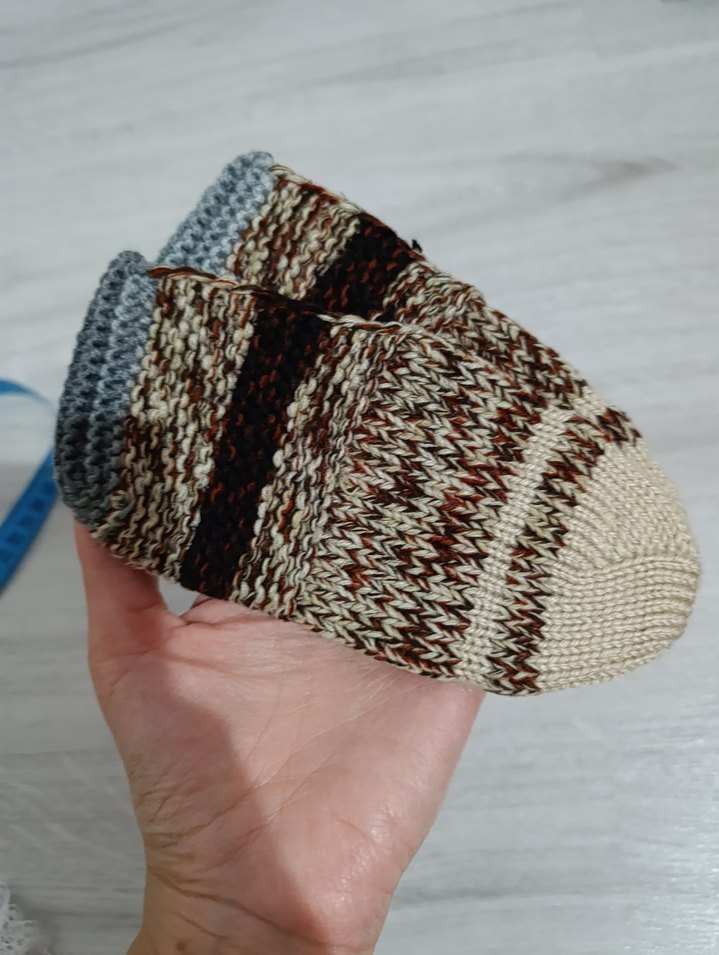 Erkek Örgü Kahverengi Ev Botu - Görsel 4