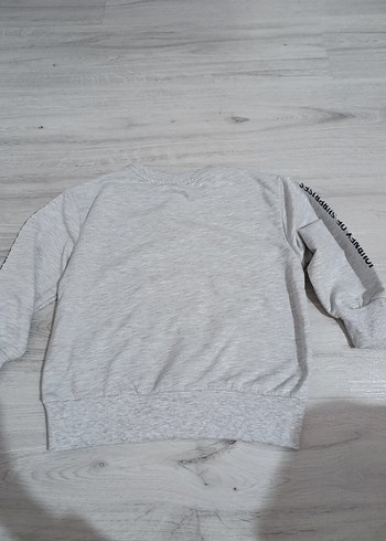 Gri Erkek Çocuk Baskılı Sweatshirt - Görsel 7