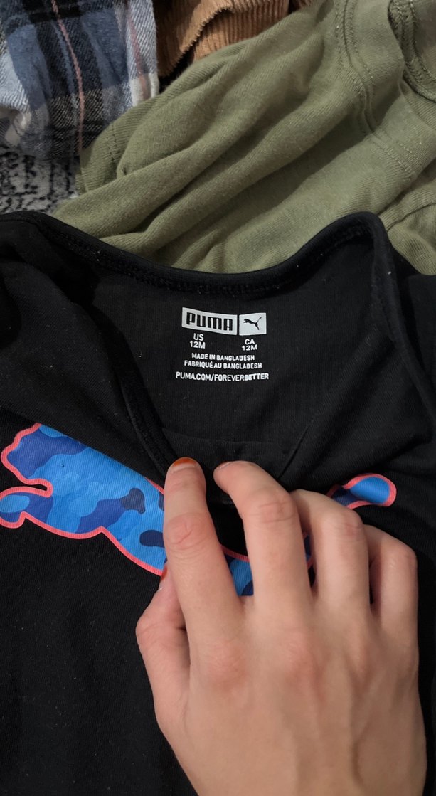 Siyah Puma Bebek Kısa Kollu Body - Görsel 2