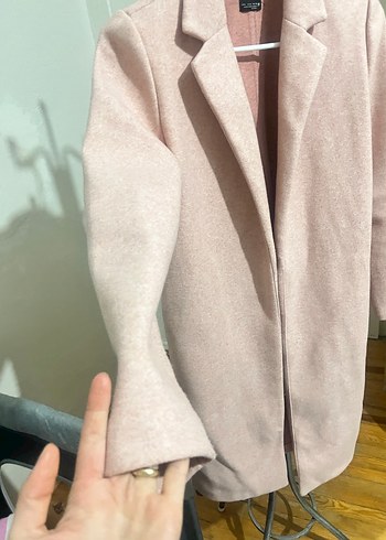 Zara Pudra Rengi Uzun Kaban - Görsel 2