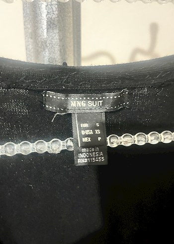 Zincir Detaylı Siyah V Yaka Kadın Hırka - Görsel 2