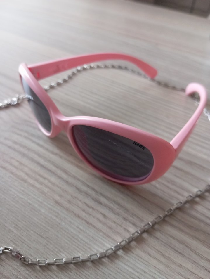 Gri Zincir Detaylı Pembe Kadın El Zinciri - Görsel 4