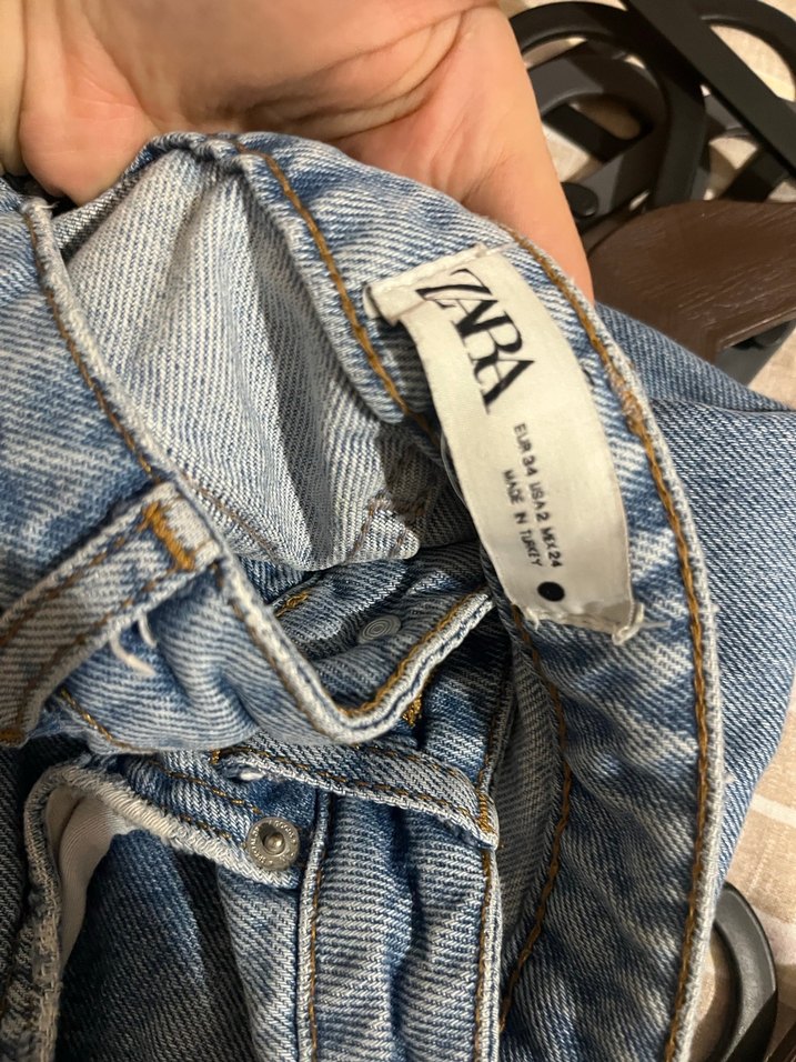 kadın Zara jeans/pantolon - Görsel 3