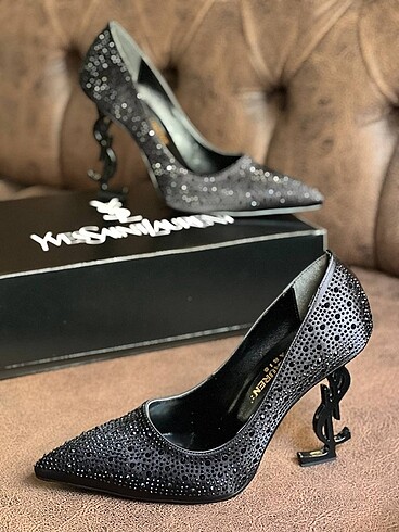 38 Beden siyah Renk Yves Saint Laurent Stiletto