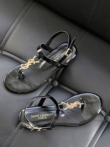 39 Beden siyah Renk Yves Saint Laurent Sandalet