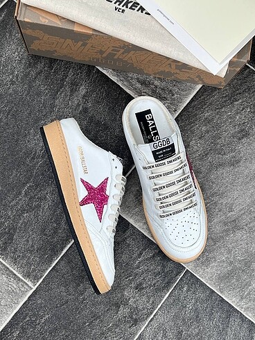 Golden Goose Deluxe Golden Goose İthal Hakiki Deri Sneaker