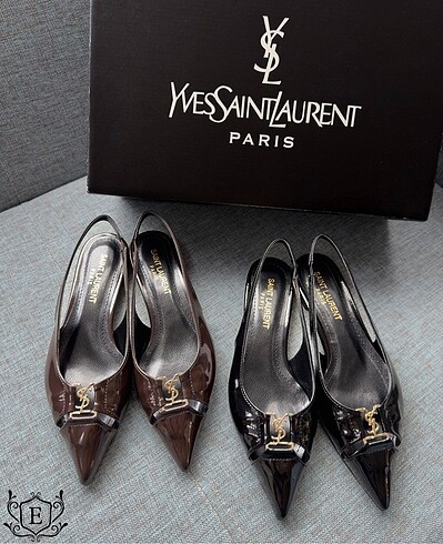 37 Beden Saint Laurent Kısa Topuklu Stiletto