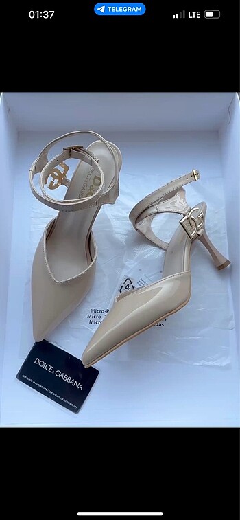 39 Beden kırmızı Renk Dolce Gabbana Stiletto