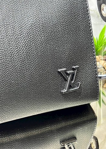 Siyah Deri Fermuarlı Kadın Clutch Çanta - Görsel 3