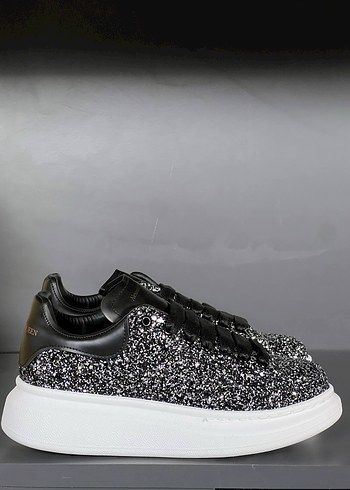 Alexander McQueen Siyah Simli Sneaker - Görsel 6