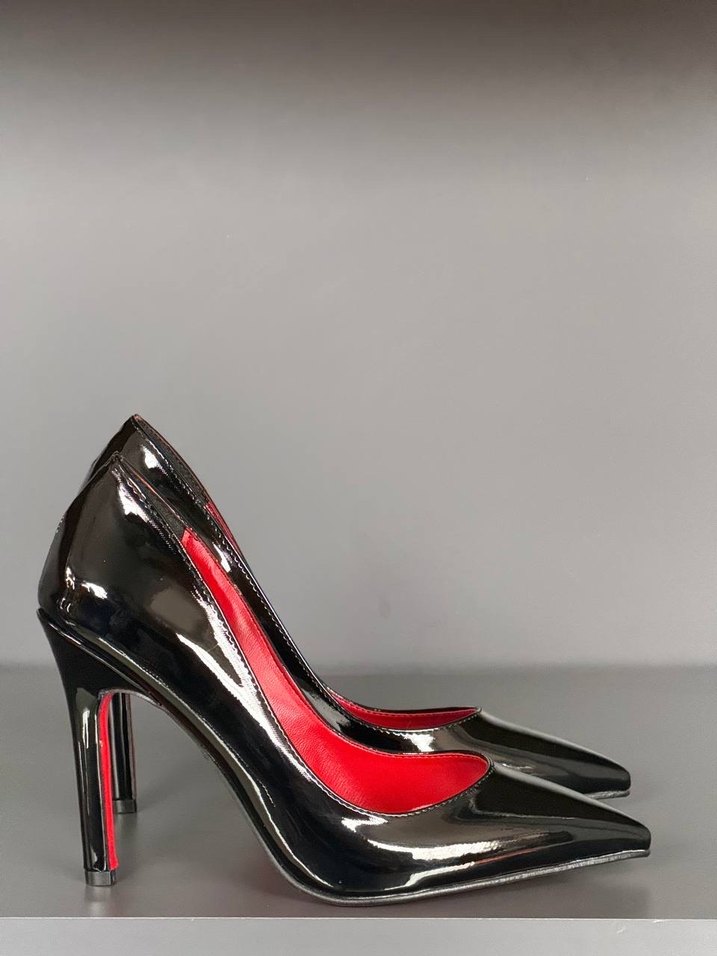 Christian Louboutin Rugan Stiletto - Görsel 5